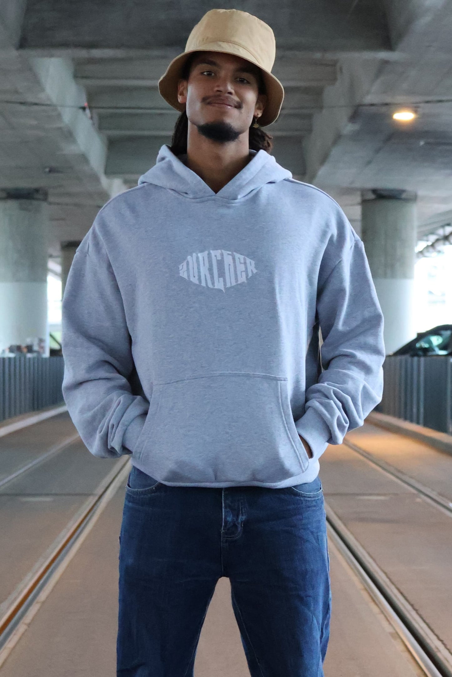 3.0 Hoodie grau