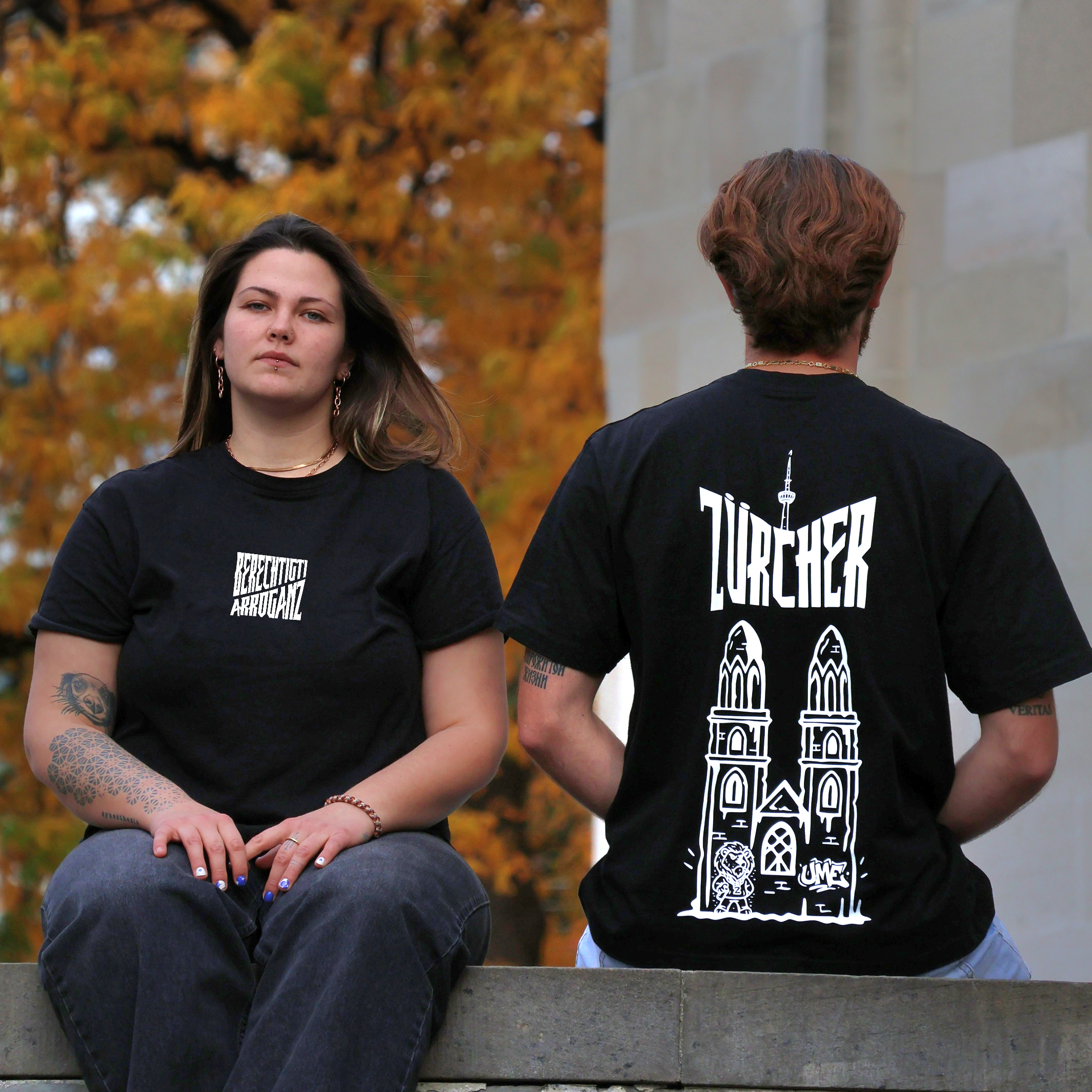 BERECHTIGTI ARROGANZ Shirt schwarz