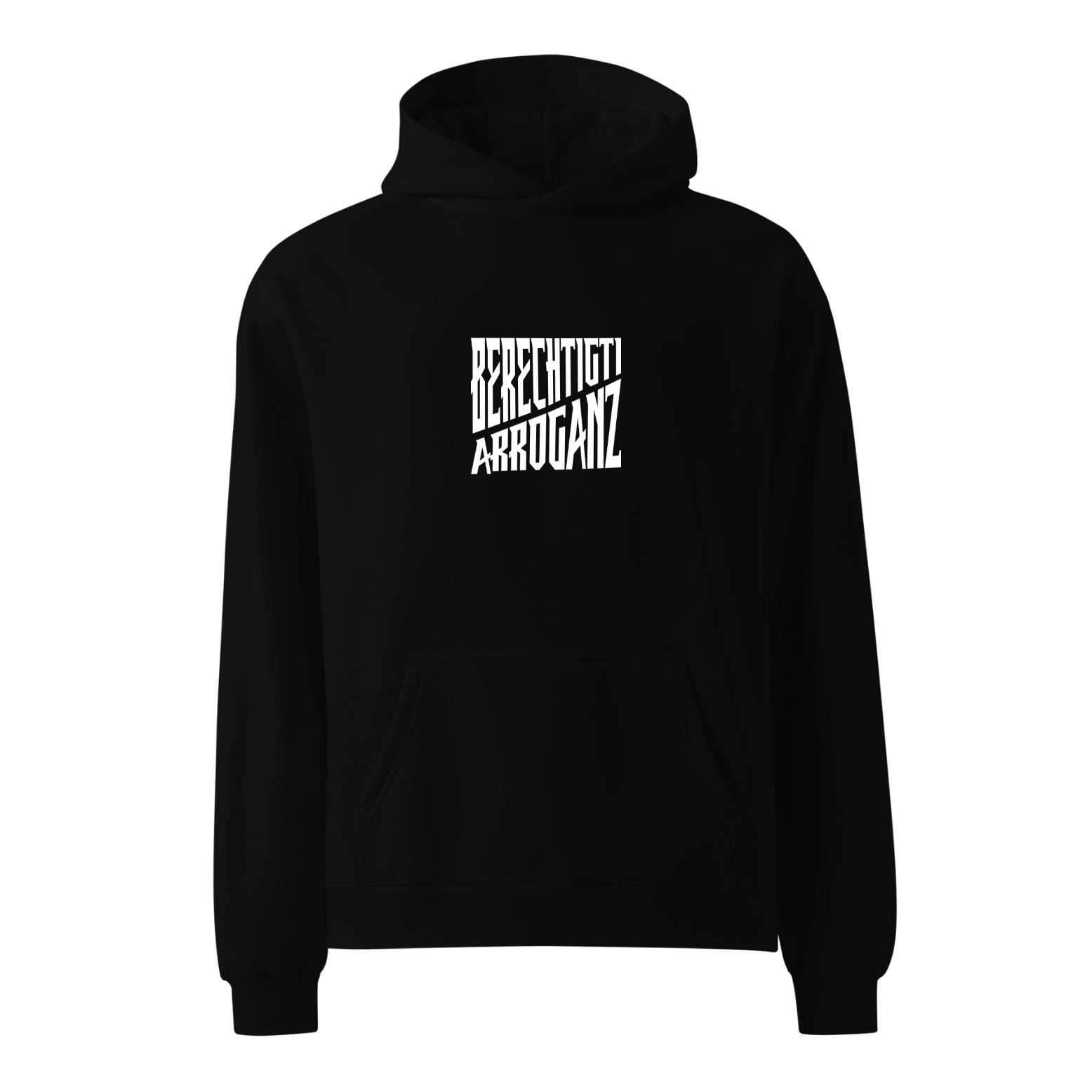 BERECHTIGTI ARROGANZ Hoodie schwarz