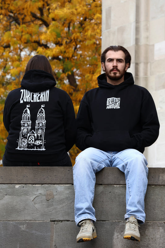 BERECHTIGTI ARROGANZ Hoodie schwarz