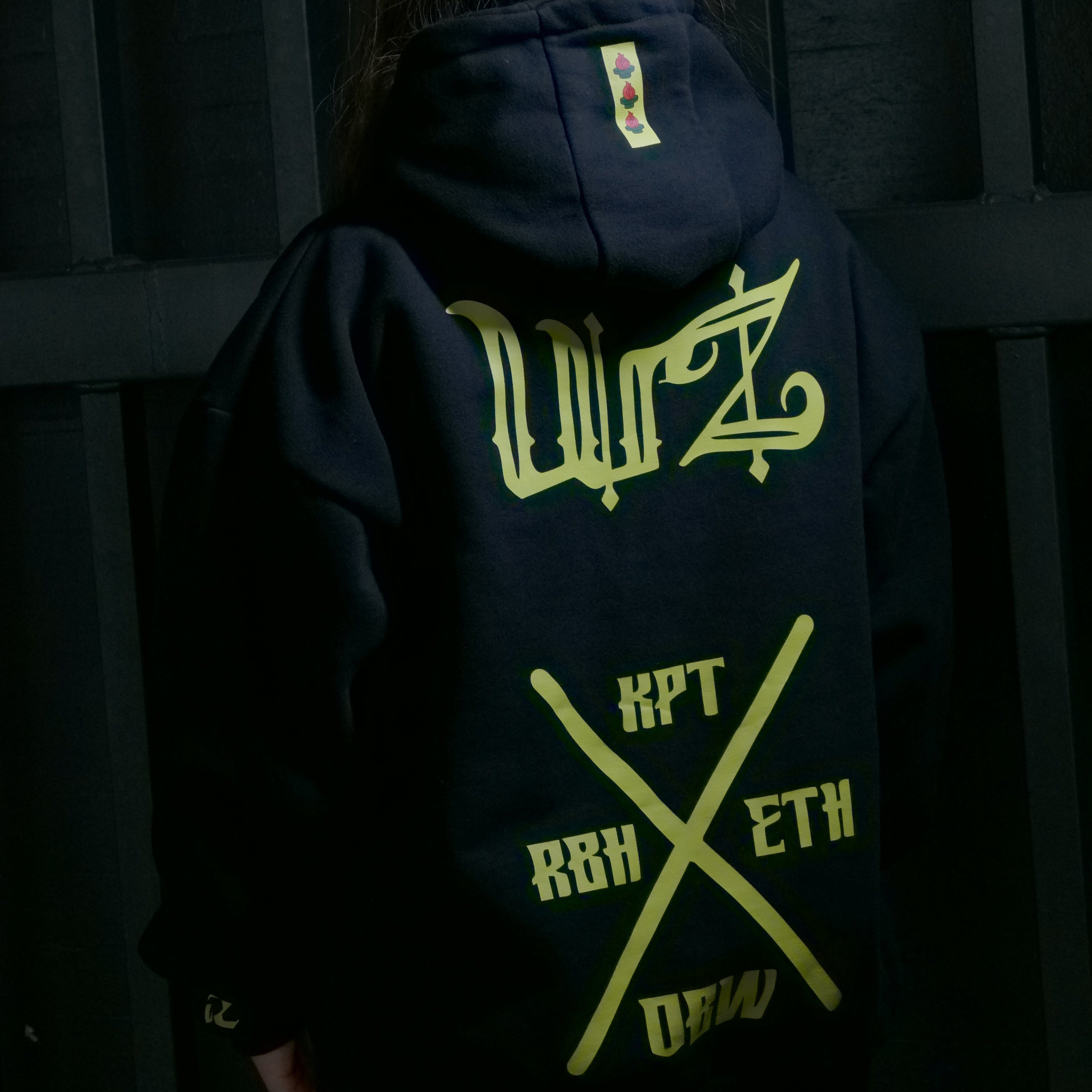 Wetziker Hoodie schwarz