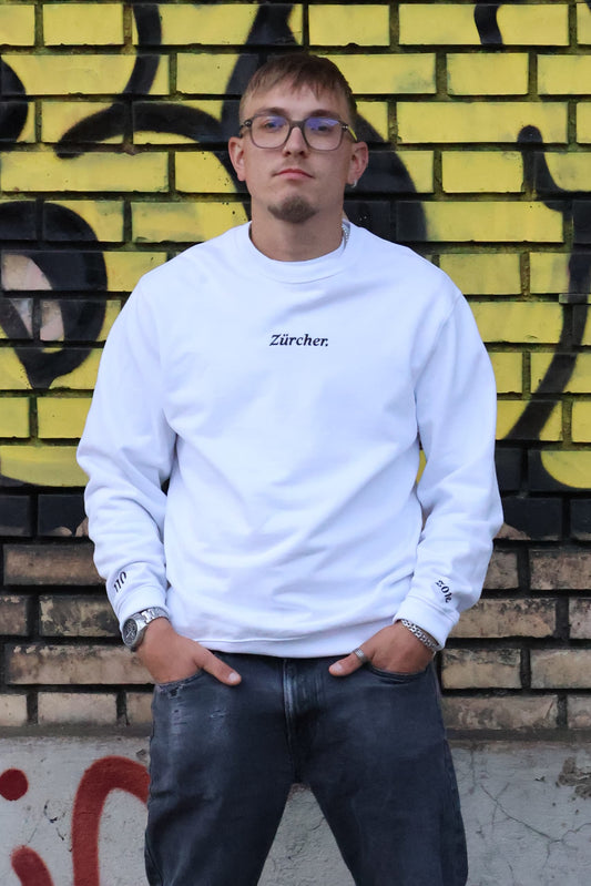 Zürcher. 2.0 Sweater Weiss